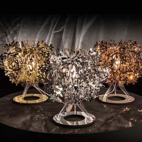 Corp de iluminat Slamp, veioza Fiorellina Gold, Silver, Copper Table